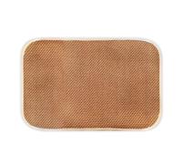 AUSUAYA Cuscino poggiatesta per sauna in bambù, supporto per il collo in legno naturale fatto a mano, per bagno turco e spa, resistente al calore e traspirante (1, bambù, 40 x 60 cm)