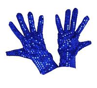 AUSUAYA GB-G-2 - Guanti da ballo per San Valentino, Cosplay, feste, accessorio per costume da donna, Blu reale, Etichettalia unica