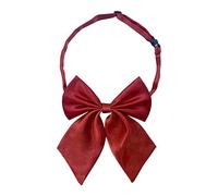 AUSUAYA Papillon da donna in seta, carino anime papillon per ragazze della scuola cravatta/cosplay/gotico/festa di San Valentino GB-B1, Borgogna, Etichettalia unica