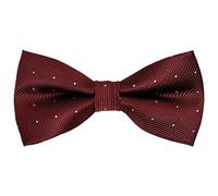 AUSUAYA Papillon da uomo a pois, con gancio e lunghezza regolabile per smoking formale DE-M-B-T5, Taglia unica