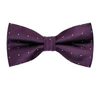 AUSUAYA Papillon da uomo a pois, con gancio e lunghezza regolabile per smoking formale DE-M-B-T5, Taglia unica