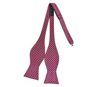 AUSUAYA Papillon da uomo, classico, con chiusura automatica, per uomo, tuta e camicia & smoking Men bow tie for boy DE-M-S-B8, Rose Puglio, Taglia unica