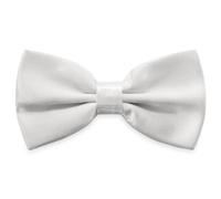 AUSUAYA Papillon da uomo, classico, tinta unita, per uomo, smoking & tuta & camicia - Mens Bow Tie for Boy DE-MBT3, bianco, Taglia unica