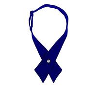AUSUAYA Papillon incrociato per donne o uomini, papillon incrociato per ragazze uniforme e Lolita o Cosplay t-shirt accessorio GB-W-B-T2, Blu reale, Taglia unica
