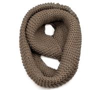 AUSUAYA Sciarpa Infinity da donna, spessa e grossa, in lana, scaldacollo per l'inverno e il freddo, GB-W-S-J1, Caff, Taglia unica