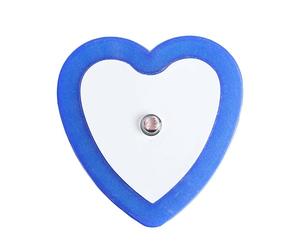 Ausuky 0.5W Plug-in Auto Sensore Controllo LED Night Light Lampada Camera Da Letto Corridoio A Forma Di Cuore (Blu)