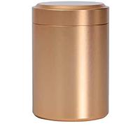 AUSUKY Contenitore ermetico a prova di odore Nuovo serbatoio in alluminio per erba (oro)