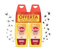 Autan Active Vapo, Spray Antizanzare Repellente, 2 x 100 ml