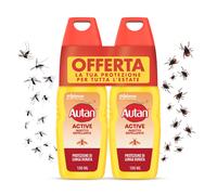 Autan Active Vapo, Spray Antizanzare Repellente, 2 x 100 ml