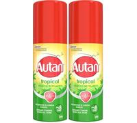 Autan Tropical Insetto Spray Insetto Repellente e Antizanzare Tigre e Comuni, Confezione da 100 ml, Protezione di Lunga Durata