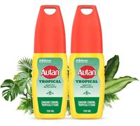 Autan Tropical Spray 2x100ml - Antizanzare per Viaggi con Protezione 8 Ore