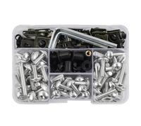 AUTEBGV B per Ninja1000 ZX1000 2015 2016 2017 2018 2019 per ZX10R ZX12R ZX14R ZX6R ZX636 ZZR600 Assortimento di Rondelle Dadi Viti Moto(Silver)