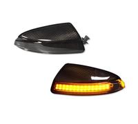AUTEBGV Compatibile con Mercedes per Benz per Viano W639 2010-2014 Facelift Gruppo Luce Indicatore di Direzione Specchietto Laterale Lampeggiante Sequenziale retrovisore dinamici(Black)