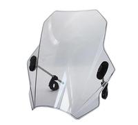 AUTEBGV Compatibile con Yamaha Parabrezza Universale per Moto Coperture per Parabrezza Schermo con Lente fumé Deflettore per Moto Moto Parabrezza(Light Grey)