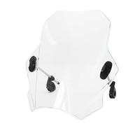 AUTEBGV Compatibile con Yamaha Parabrezza Universale per Moto Coperture per Parabrezza Schermo con Lente fumé Deflettore per Moto Moto Parabrezza(Transparent)