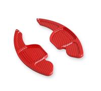 AUTEBGV Paletta Cambio Volante Compatibile con per Q3 2013-2017 Q5 2013-2016 Q7 2011-2015 per TT per TTS 2011-2014 Estensione del Cambio al Volante dell'auto(Carbon Red)