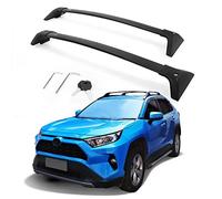 Autekcomma Roof Rack Cross Bars for Toyota RAV4 2019-2023 (Not Fit Models for Adventure/TRD Off-Road). Anti-Theft Lock Mechanism Black Matte Aluminum Anti-Corrosion crossbars