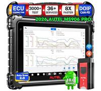 Autel 2026 MaxiSYS MS906 PRO 2.0 Diagnosi Auto, Scanner OBD2 MS906PRO Aggiorn di MP900BT MS906BT MS908, Codifica ECU, Bidirezionale & 3000+ Test, 36+ Servizi, CAN FD DoIP, Guida VAG, AutoScan2.0, OS10