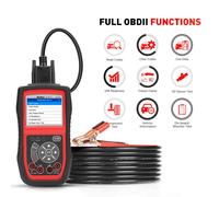 Autel AL539B Lettore di codici automatici Tester batteria elettrica per batterie 12 Volt EOBD OBD 2 OBD2 Scanner Spedizione gratuita originale OBD2 Scanner