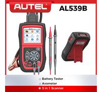 Autel AL539B OBD2 Scanner Lettore di codici 3 in 1 Tester batteria Avometro per batterie da 12 Volt Sistema di ricarica diagnostico OBDII completo