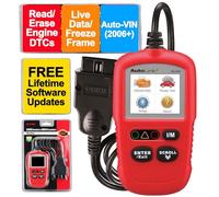 Autel AutoLink AL329 - Lettore di codici a mano OBD2/EOBD, chiave di preparazione I/M con un clic, strumento diagnostico OBDII/CAN, dati dal vivo