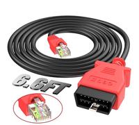 Autel Cavo da Ethernet a OBD per BMW Serie F, cavo da connettore Ethernet a OBDII cavo di interfaccia per BMW serie F, aggiornamento dati nascosti, codifica diagnostica auto