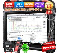 Autel Diagnosi Auto MaxiCOM MK906 Pro con MV108S, 2025 Nuovo Modello MS906 Pro MS906BT MP900BT, Codifica ECU come Elite II MK908P, Scanner Bidirezionale, 36+ Servizi, Sistema Completo, Scan Auto 2.0