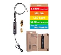 Autel Endoscopio di ispezione MaxiVideo MV105 - sonda ultra sottile da 5,5 mm, impermeabile IP67, funziona con scanner Autel MK808S/MS906/MK906BT/MS908/MS909/MS919/Elite/Ultra e PC, luce LED