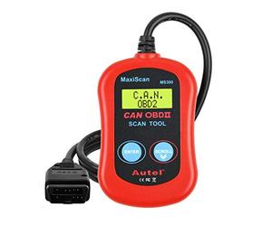 Autel Lettore di codice motore universale OBD2 MaxiScan MS300 per controllo auto, controllare lo stato del monitor delle emissioni, 2022 più nuovo strumento di scansione diagnostica CAN per tutti i veicoli di protocollo OBDII dopo il 1996