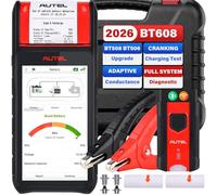 Autel MaxiBAS BT608 (E) Tester Batteria Auto, 2026 in su di BT508/BT506, Conduttanza Adattiva (Valore 1000+), Test Carica Avviamento come BT609, Reset Batteria, Sistemi Completi MK808S/MX808S