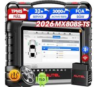 Autel MaxiCheck MX808S-TS: 2026 OBD2 TPMS Auto Diagnostica Strumento, Bidirezionale, Uguale Livello MaxiCOM MK808S-TS MK900TS, Aggiornato MK808TS MK808BT MK808S, 28+ Servi, Android 11