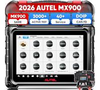 Autel MaxiCheck MX900 Diagnosi Auto, 2026 Scanner Bidirezionale con 3000+ Test Attivi, DoIP&CANFD, 40+ Servizi, Diagnosi Tutti Sistem, 11OS, Funziona Come MK900 MK900BT, Fino a MK808BT MK808S MX808S