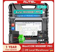 Autel MaxiCOM MK808BT PRO Strumento Diagnostico Wireless OBD2, Scanner Automobilistico, Diagnosi di Tutti i Sistemi, 3000+ Test, PK MK900BT MK808S
