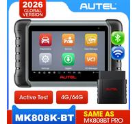 Autel MK808K-BT Strumenti diagnostici per auto Lettore di codici scanner bidirezionale OBD2 Diagnosi di tutti i sistemi PK MK808BT MX808S