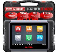 Autel MaxiCOM MK808S, Strumento diagnostico per Auto, Strumento bidirezionale 2025, uguale a MK808BT PRO, Servizio 28+, Test Attivo, Tutti i sistemi diagnostici, codifica