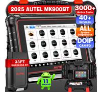 Autel MaxiCOM MK900BT Strumento diagnostico per auto Scanner bidirezionale OBD2 da 8 pollici 40+ MK900-BT