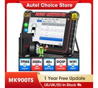 2025 Autel MaxiCOM MK900-TS Scanner Android 11 Full TPMS 3000+ Strumento di scansione bidirezionale, test attivo, ripristino 40+, CAN FD/DOIP