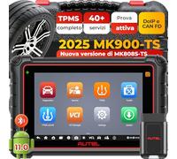 Autel MaxiCOM MK900-TS TPMS Scanner, strumento bidirezionale 2024 aggiornato di MaxiCheck MX808S-TS, MK808S-TS, MS906TS con 40+ servizi, 3000+ test attivi, diagnosi di tutti i sistemi, No-IP limitata