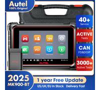 Autel MaxiCOM MK900BT Strumento diagnostico per auto Scanner bidirezionale OBD2 da 8 pollici 40+ MK900-BT