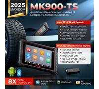 Autel MaxiCOM MK900-TS TPMS Scanner, strumento bidirezionale 2024 aggiornato di MaxiCheck MX808S-TS, MK808S-TS, MS906TS con 40+ servizi, 3000+ test attivi, diagnosi di tutti i sistemi, No-IP limitata