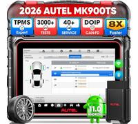 Autel MaxiCOM MK900TS TPMS Diagnosi Auto, Program/Riapprendi TPMS, OS11 | MK900-TS Fino a MS906TS MX900TS MK808S-TS MK900 MK900BT, CANFD DoIP, Scanner Bidirezionale, 3000+ Test Attivi, 40+ Servizi
