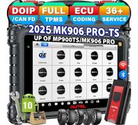 Autel MaxiCOM MK906 PRO-TS Android 10, 2025 Ver Superveloce di MK906 PRO TS MaxiSys MS906 PRO-TS MS906 PRO MS906TS MS906 MK908 II, Programmazione TPMS Super, Codifica ECU, 36+ Servizi, Scan Auto 2.0