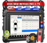 Autel MaxiCOM MK906 PRO-TS Diagnosi Auto, 2026 MK906 PRO TS Fino a MP900TS MS906 PRO MP900BT MS906 PRO TS MS906TS, Codifica Completa TPMS & ECU, 3000+ Test, 36+ Servizi, CAN FD & DoIP, Scan Auto 2.0