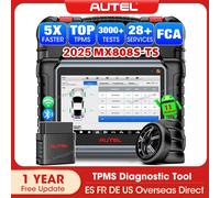 Autel MaxiCOM MX808S-TS Strumento diagnostico TPMS all-in-one Scanner bidirezionale Programmazione TPMS Rinnearn Retrofit pk MK808S TS