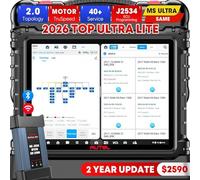Autel MaxiCOM Ultra Lite Super Diagnosi Auto, Programmazione & Codifica ECU | 2 Anni Aggiornamenti, Diagnostica Intelligente per MS919 MS909 Elite II PRO, Topologia 2.0, 3000+ Test Attivi, 40+ Servizi