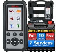 Autel MaxiDiag MD806 PRO Strumento di Scansione Diagnostica OBD2 con Diagnostica di Tutti i Sistemi, Ripristino dell'olio, EPB, SAS, Dpf, BMS, Servizi di Accelerazione, per Vetture Specifiche