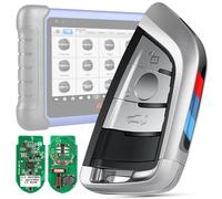 Autel MaxiIM Chiave Grezza Programmabile IKEYBW003AL, 2026 Chiave Auto Sostitutiva Qualità OE per BMW, 3 Pulsanti, Telecomando 130 Piedi/40 Metri, Dual Band, Compatibile con IM508S PRO IM608S II