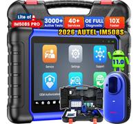 Autel MaxiIM IM508S 2026 Programmatore di Chiave con XP200, Bidirezionale | (Aggiornato di IM508, Aggiornamento 2 Anni), 3000+ Test Attivo, 40+ Servizio, Aggiornato di Diagnostica di MX808S MK808S
