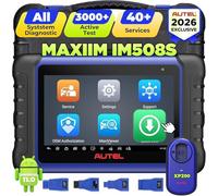 Autel MaxiIM IM508S con XP200 Programmatore Chiavi Auto, Aggiornamento 2 Anni[Valore 650 €], 2026 Aggiornato di KM100X IM508 IM608PRO Diagnosi Auto, 3.000+ Test Bidirezionali, 40+ Servizi, Android 11