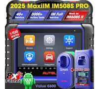 Autel MaxiIM IM508S Pro con XP400 Pro, Strumento di Programmazione Chiavi IMMO [Valore di Aggiornamento di 2 Anni €650] Come IM608S II Potenziato da IM508 IM508S IM608, Bidirezionale, 40+ Servizio